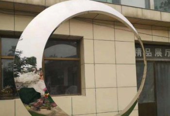 河南完美的不锈钢圆环雕塑