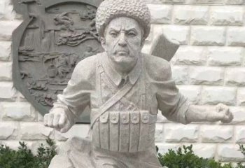 河南黄继光雕塑，传承着历史的经典