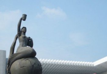 河南中领雕塑推出的精美雕塑——铜铸地球塑像，…