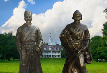 河南传承古代名人——华佗雕塑