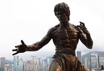 河南李小龙铜雕，为您展现明星的精彩！