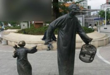 河南中领雕塑：铸造艺术，传承美好，给你精致精美的儿童铜雕