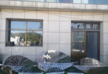 河南镂空不锈钢树叶雕塑