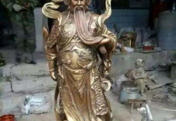 河南精致的关公铜雕，礼品艺术之美