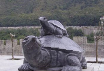 河南中领雕塑母子乌龟公园石雕