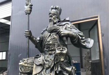河南高雅典雅的关公铜雕