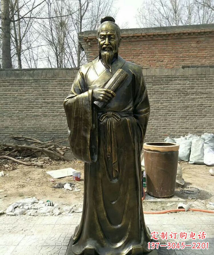 河南领雕塑:以张仲景铜雕为典范的传统工艺