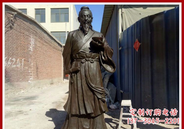 河南中领雕塑的精品杜康铜雕将传统文化与现代工…