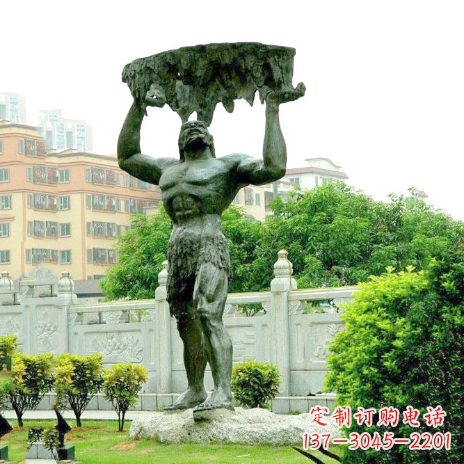 河南盘古开天景观雕塑