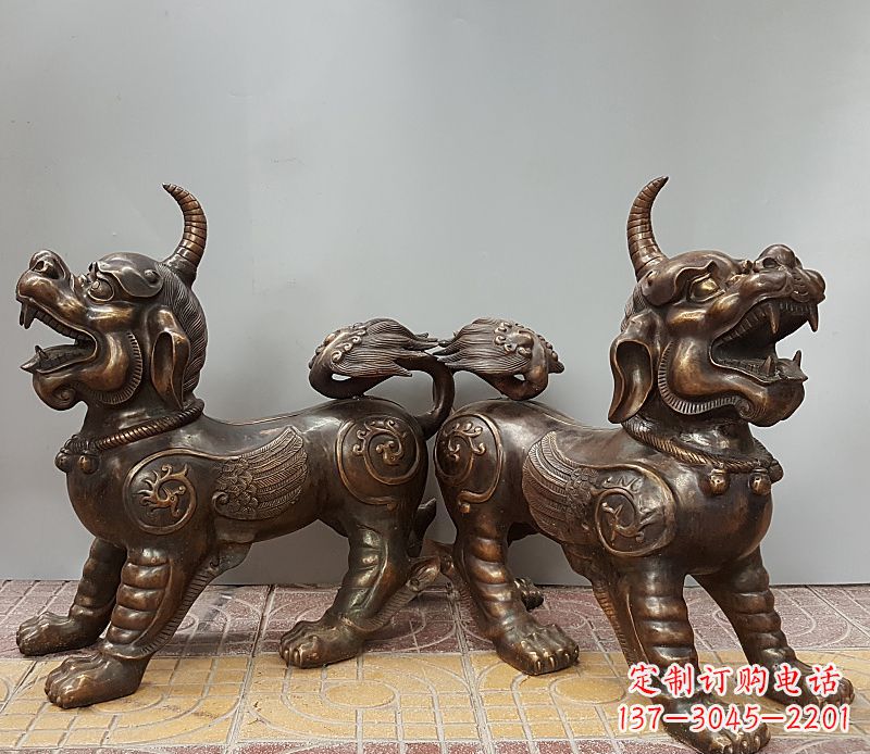 河南传统工艺:貔貅雕塑