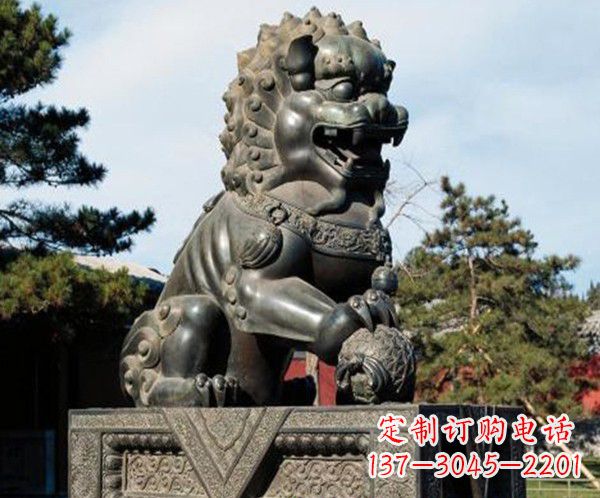 河南辟邪天安门铜狮子