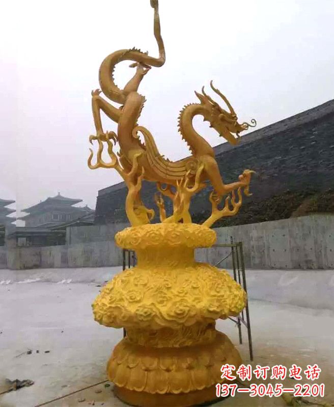 河南漆金龙景观雕塑