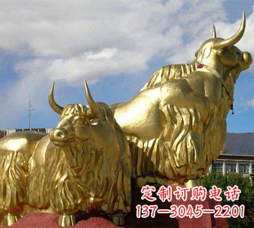 河南牦牛铜雕,传承西藏文化的质朴美感