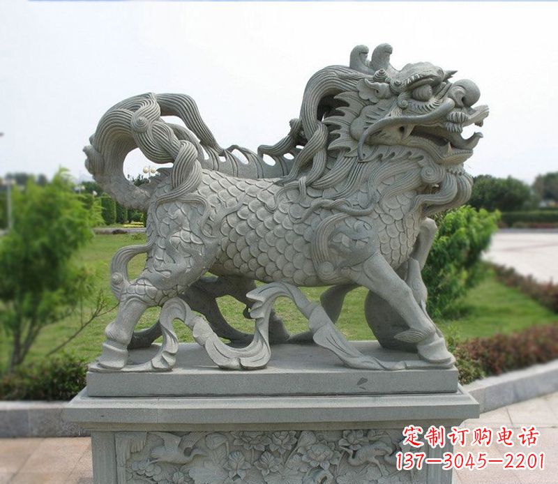 河南麒麟招财石雕