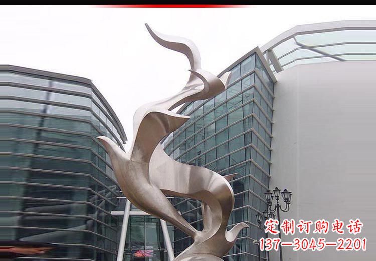 河南不锈钢雄鹰雕塑,永久定制精美景观