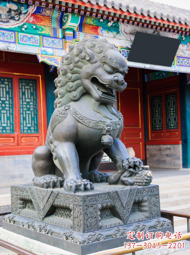 河南青铜狮子雕塑,精美北京狮雕塑