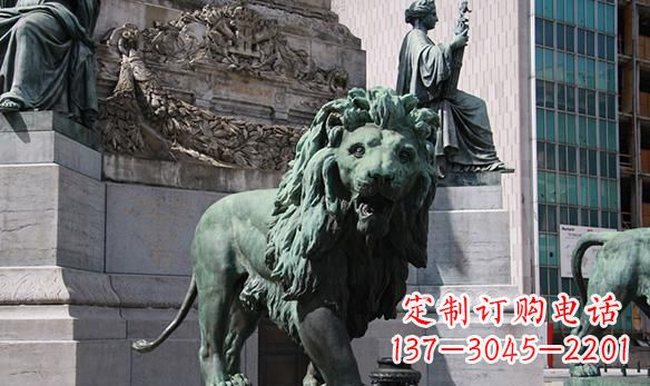 河南传承传统工艺,狮子雕塑精品上市