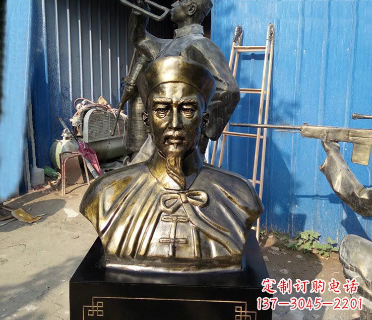 河南经典英雄,林则徐铜雕