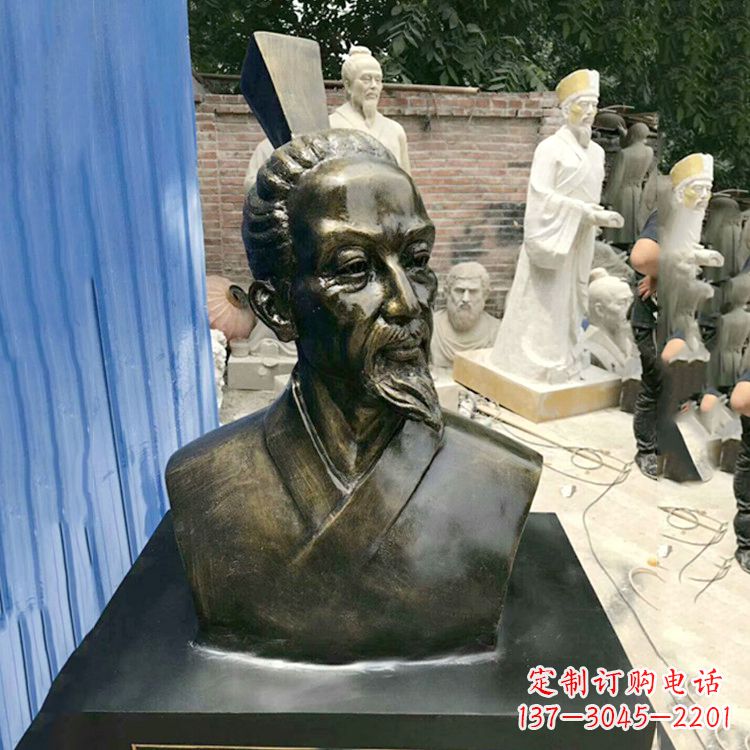 河南屈原雕塑仿铜头像,让您享受美好的艺术之美