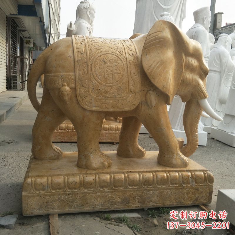 河南中领雕塑定制精美大象雕塑
