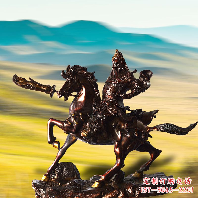 河南中领雕塑:关公铜雕,永不褪色的传奇
