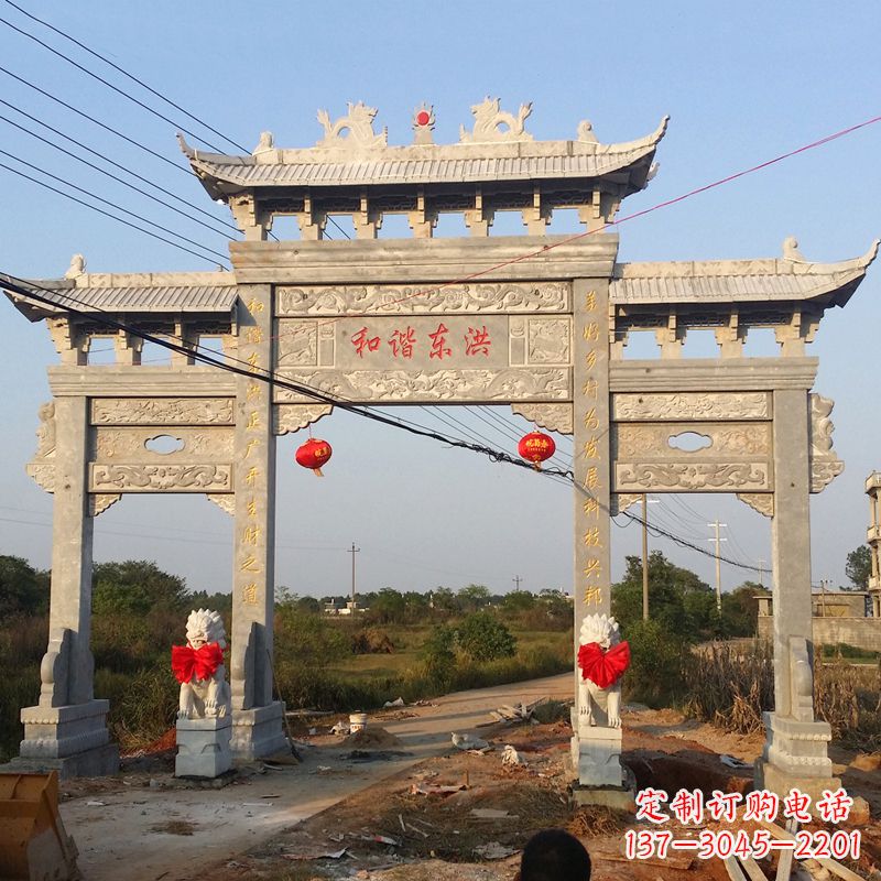 河南让你爱上石牌坊雕塑