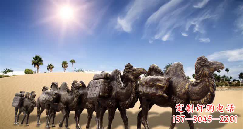 河南中领雕塑沙漠骆驼铜雕制作工艺与定制标准