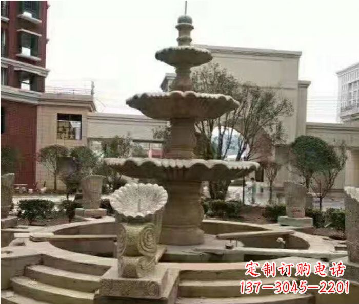河南高品质砂岩喷泉雕塑