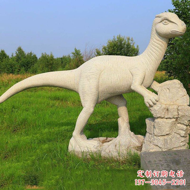 河南雕刻恐龙的砂岩艺术