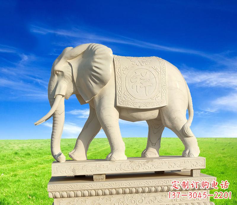 河南来自中领雕塑的精美大象雕塑