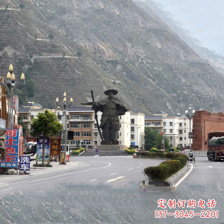 河南唯美雕塑--大禹城市街道景观雕像