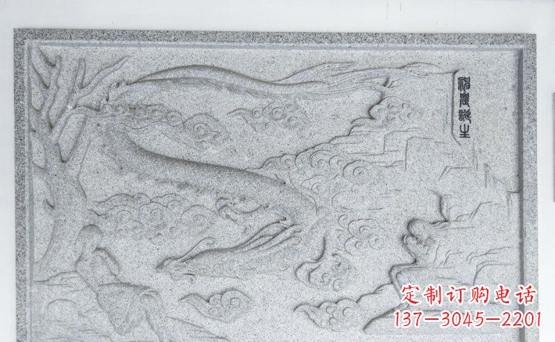 河南大理石龙雕塑,神有其形