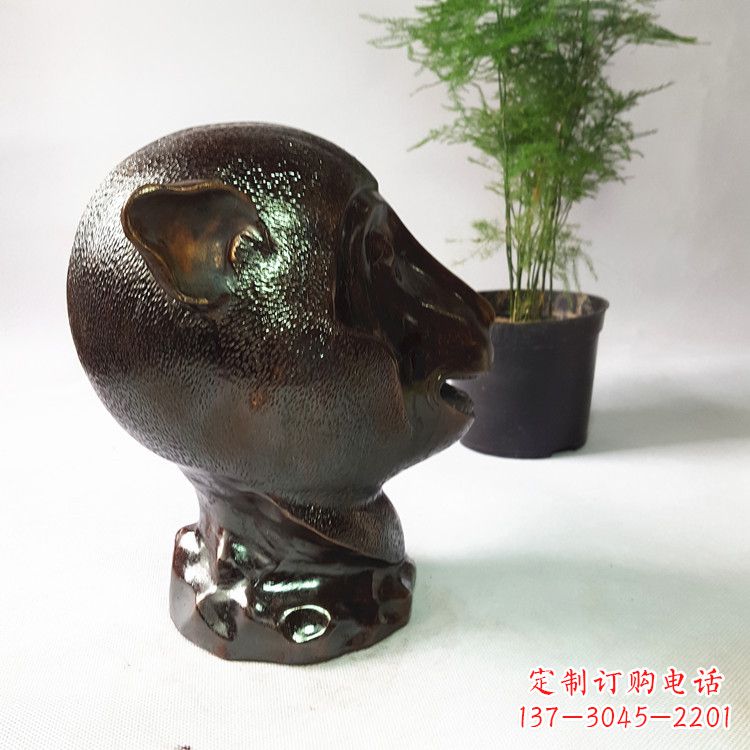 河南中领雕塑:精美艺术品——猴年生肖铜兽雕塑