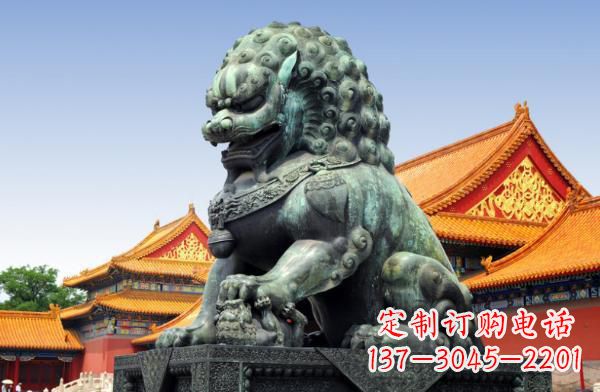 河南贵族气派,古典青铜狮子雕塑