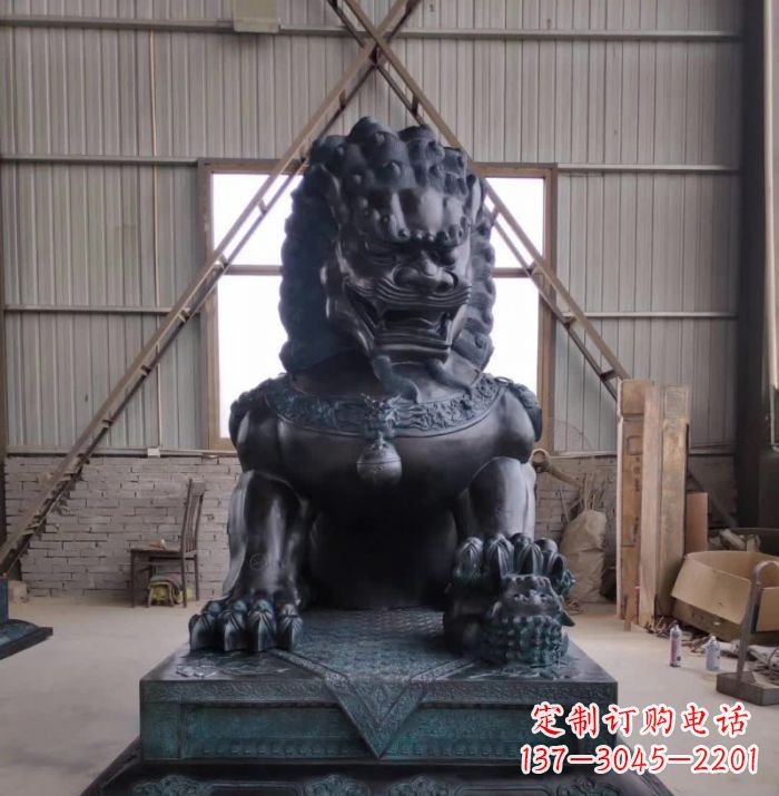 河南中领雕塑狮子铜雕塑,壮丽展现王者之气!