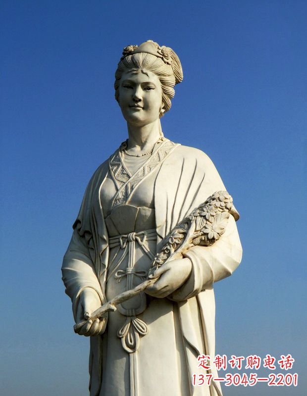 河南领雕塑:精致雕刻,体现经典美女雕像