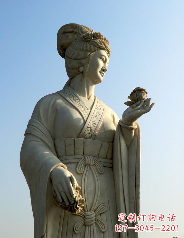 河南中领雕塑推出的古典美人雕塑,是一个古典美…