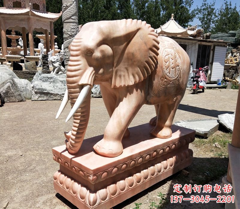 河南精美大象櫈,领雕工艺独特