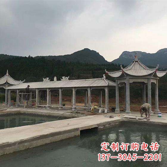 河南多功能石雕长廊雕塑