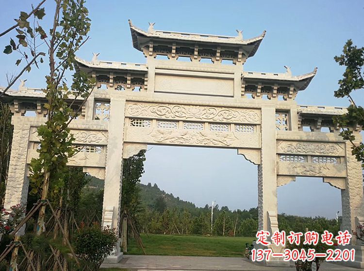 河南专业的石牌坊雕塑定制
