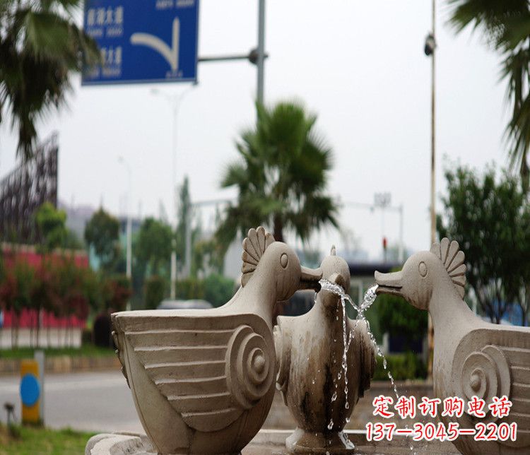 河南高雅纯石石喷泉雕塑