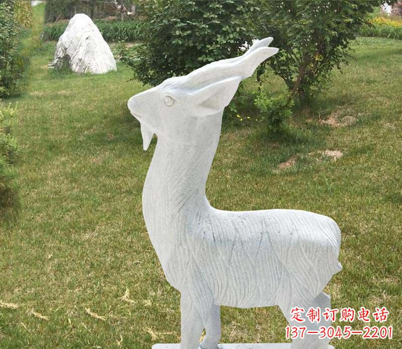 河南中领雕塑角度石雕动物羊雕塑