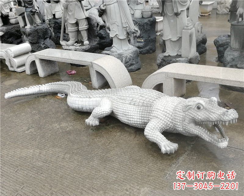 河南精美花岗岩动物雕塑