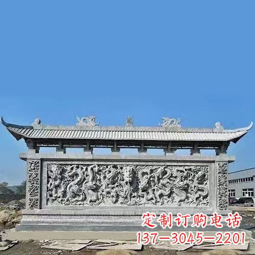 河南石雕浮雕影壁塑——高雅时尚的室内艺术装饰