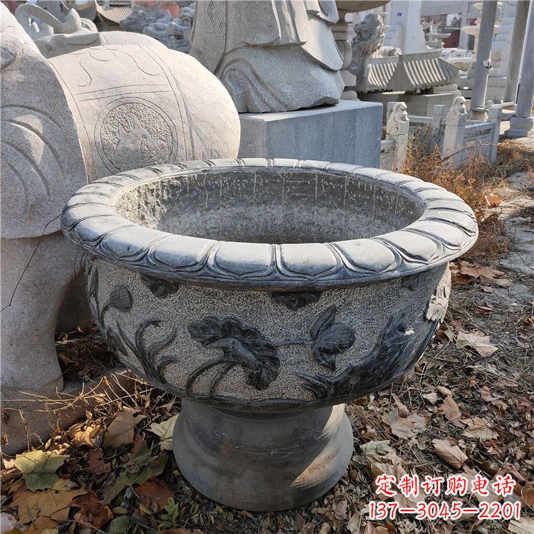 河南花盆雕塑,独特灵动,立体造型精美
