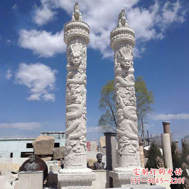河南精美华表雕塑,灵动展现艺术之美