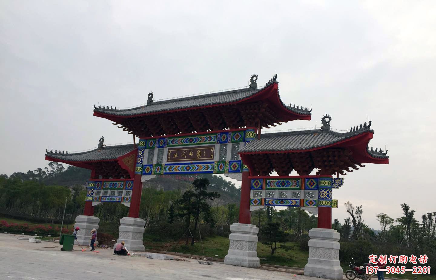 河南优质定制石雕牌坊雕塑
