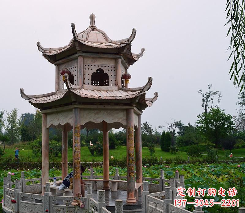 河南装点你的空间,让石雕凉亭景观雕塑点缀你的美