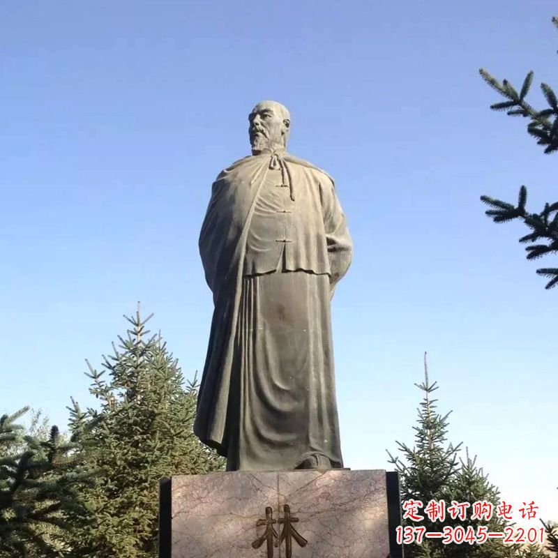 河南令人敬畏的林则徐雕像