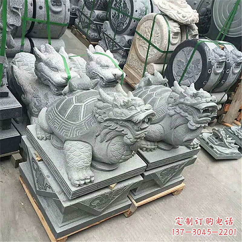 河南精美的乌龟石雕精品